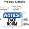 Signmission FACP Room, 5 in W x Rectangle, Vinyl Decal OS-2PACK-NS-D-35-L-12413 - alternate 2